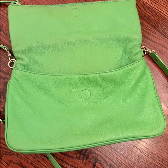 Kate Spade Green Leather Crossbody Bag ♠️ - Picture 3 of 13